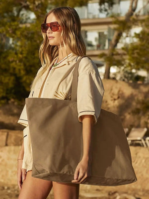 Oversized Canvas Tote Bag - personalizzabile con logo