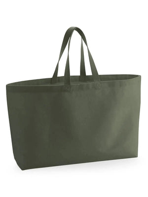 Oversized Canvas Tote Bag - personalizzabile con logo