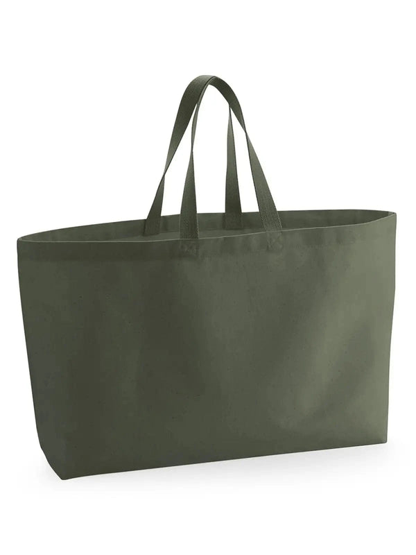 Oversized Canvas Tote Bag - personalizzabile con logo