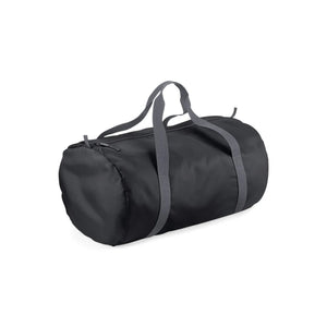 Packaway Barrel Bag nero - personalizzabile con logo