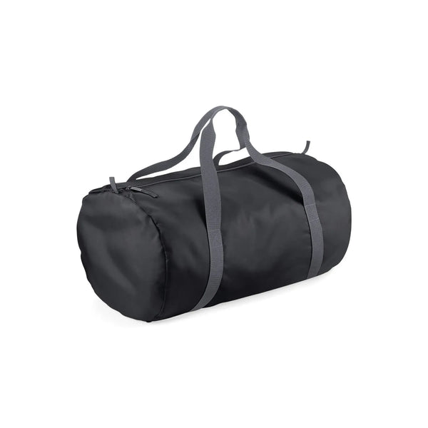 Packaway Barrel Bag nero - personalizzabile con logo