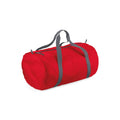 Packaway Barrel Bag rosso - personalizzabile con logo
