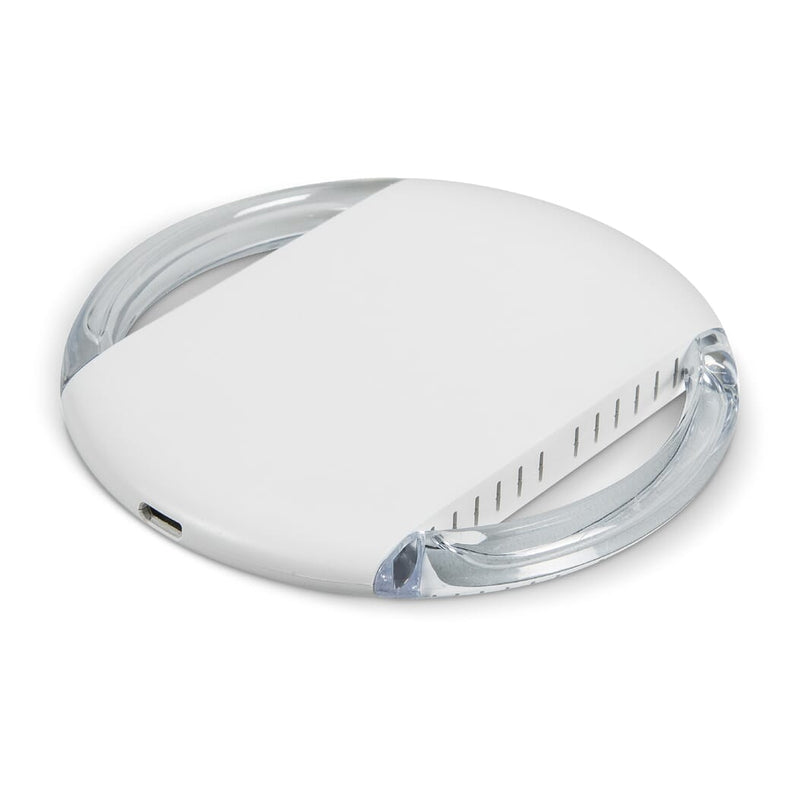 Pad di ricarica wireless 5W Bianco - personalizzabile con logo
