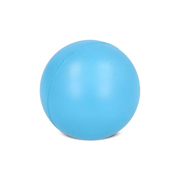 Palla antistress Ø 6cm azzurro - personalizzabile con logo