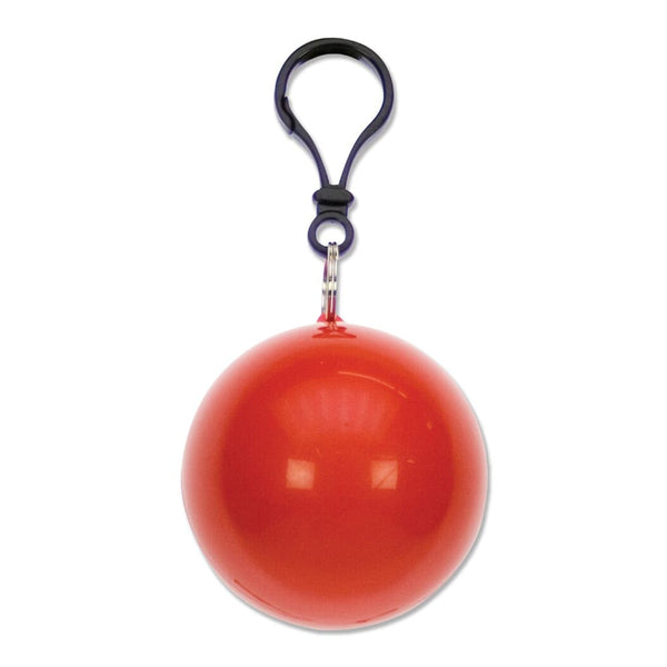Palla con poncho Rosso - personalizzabile con logo