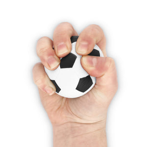 Palla da calcio antistress Ø 6cm Bianco - personalizzabile con logo