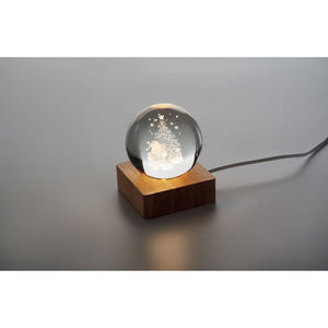 Palla di Natale con LED natural - personalizzabile con logo