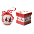 Palla di Natale in scatola Multicolore - personalizzabile con logo