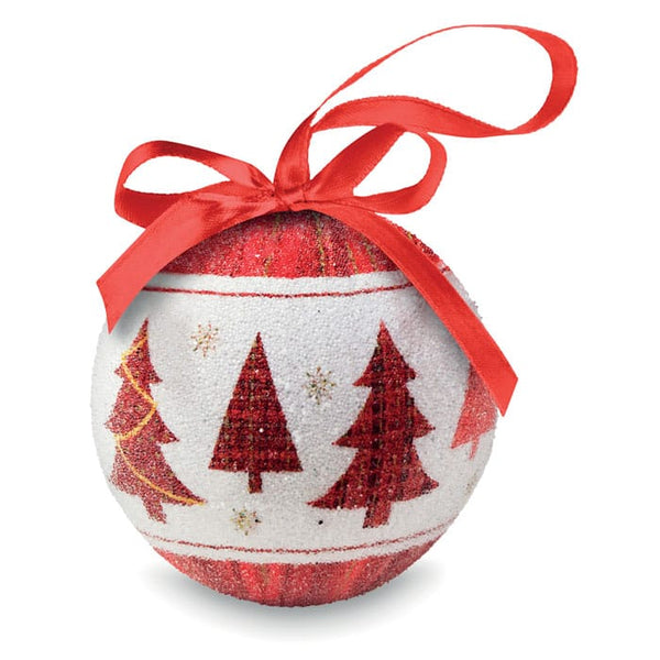 Palla di Natale in scatola Multicolore - personalizzabile con logo