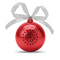 Palla di Natale Speaker rosso - personalizzabile con logo