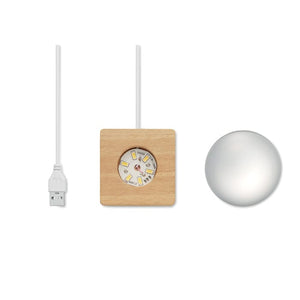 Palla di vetro a LED natural - personalizzabile con logo