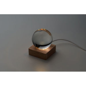 Palla di vetro a LED natural - personalizzabile con logo