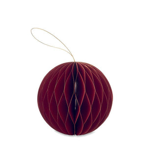 Pallina Natale in carta pieghevole - personalizzabile con logo