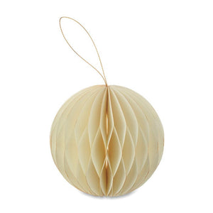 Pallina Natale in carta pieghevole - personalizzabile con logo