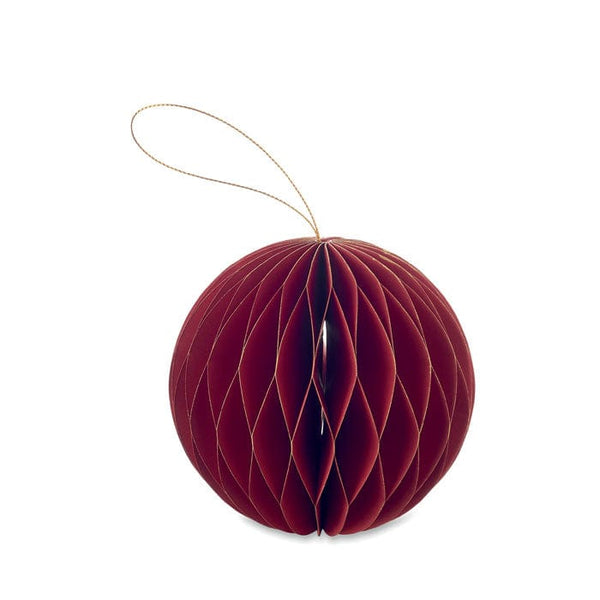 Pallina Natale in carta pieghevole - personalizzabile con logo
