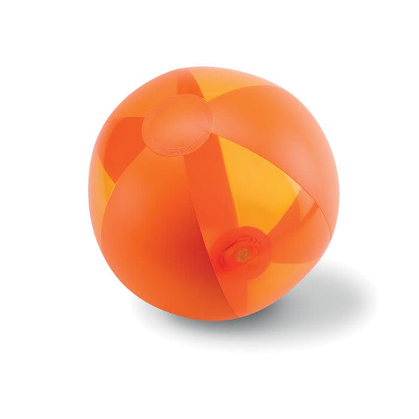 Pallone da spiaggia arancione - personalizzabile con logo
