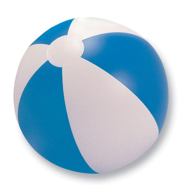 Pallone da spiaggia gonfiabile blu - personalizzabile con logo