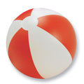 Pallone da spiaggia gonfiabile rosso - personalizzabile con logo