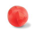 Pallone da spiaggia rosso - personalizzabile con logo