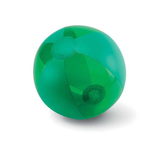 Pallone da spiaggia verde - personalizzabile con logo
