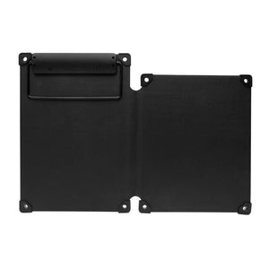 Pannello solare portatile da 10W Solarpulse nero - personalizzabile con logo