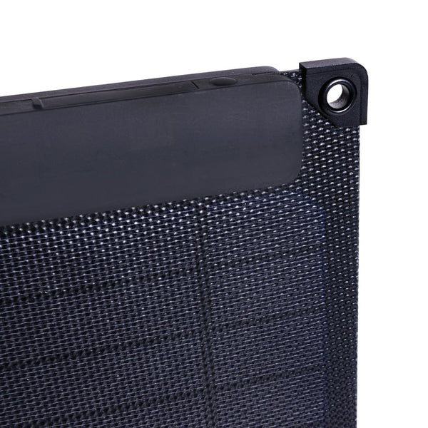 Pannello solare portatile da 10W Solarpulse nero - personalizzabile con logo