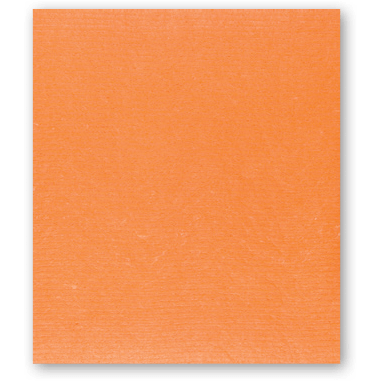 Panno da cucina bio personalizzato 17 x 20 cm / Arancione - personalizzabile con logo