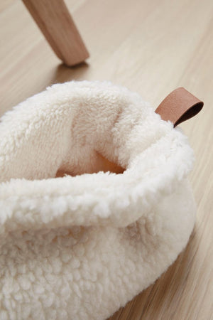 Pantofole VINGA Santos in rPET RCS bianco - personalizzabile con logo