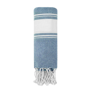 Pareo Asciugamano Botari azzurro - personalizzabile con logo