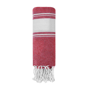 Pareo Asciugamano Botari rosso - personalizzabile con logo