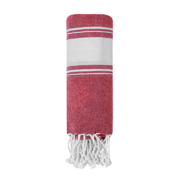 Pareo Asciugamano Botari rosso - personalizzabile con logo