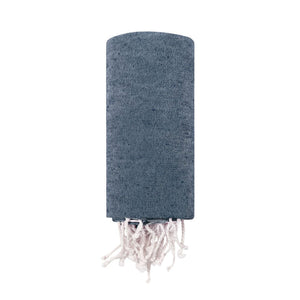 Pareo Asciugamano Dikky blu navy - personalizzabile con logo