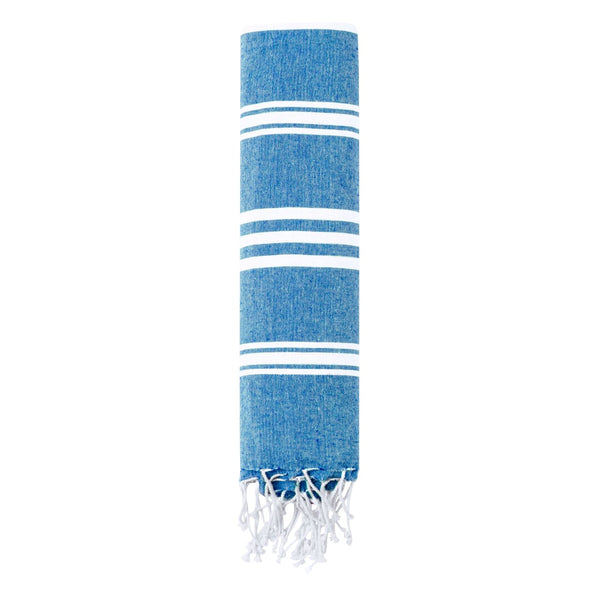 Pareo Asciugamano Harlow blu navy - personalizzabile con logo