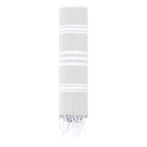 Pareo Asciugamano Harlow grey - personalizzabile con logo