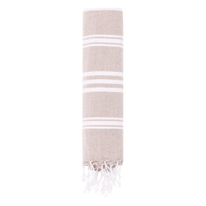 Pareo Asciugamano Harlow natural - personalizzabile con logo