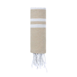 Pareo Asciugamano Kissler natural - personalizzabile con logo