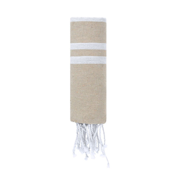 Pareo Asciugamano Kissler natural - personalizzabile con logo