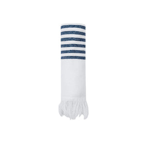 Pareo Asciugamano Mundry blu navy - personalizzabile con logo