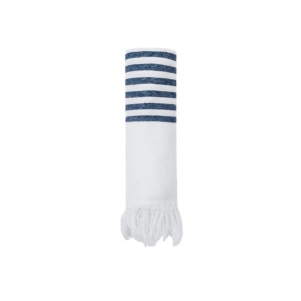 Pareo Asciugamano Mundry blu navy - personalizzabile con logo