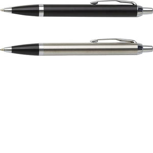 Parker, penna a sfera IM in ottone cromato - personalizzabile con logo