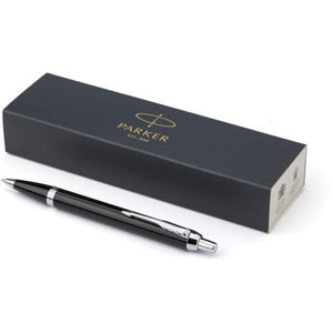 Parker, penna a sfera IM in ottone laccato refil blu - personalizzabile con logo