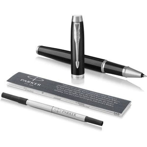 Parker, penna a sfera IM in ottone laccato refil nero nero - personalizzabile con logo