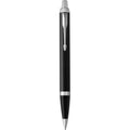 Parker, penna a sfera IM in ottone laccato refil blu nero - personalizzabile con logo