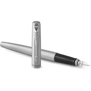 Parker, penna a sfera Jotter Core in acciaio inossidabile con cappuccio - personalizzabile con logo