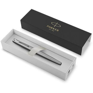 Parker, penna a sfera Jotter Core in acciaio inossidabile con cappuccio - personalizzabile con logo