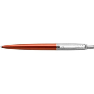 Parker, penna a sfera Jotter Core in acciaio inox arancione / Blue refill - personalizzabile con logo