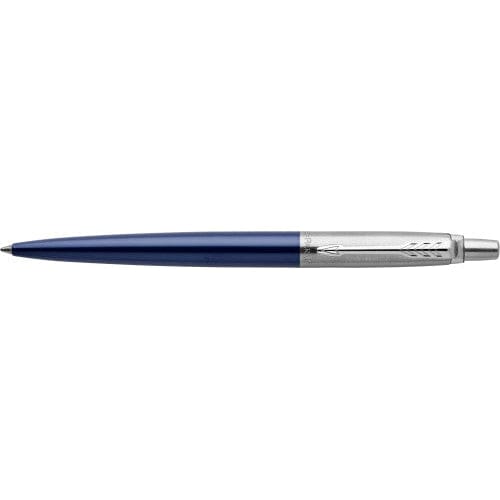 Parker, penna a sfera Jotter Core in acciaio inox royal blue / Blue refill - personalizzabile con logo