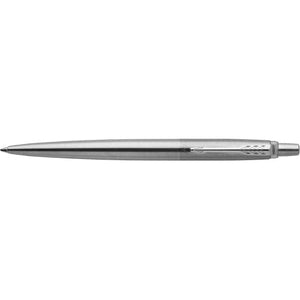 Parker, penna a sfera Jotter in acciaio inox color argento / Blue refill - personalizzabile con logo