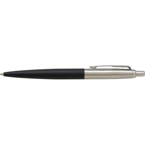 Parker Jotter – Penna A Sfera In Acciaio INOX Con Dettagli Dorati, Ricariche Rosse E Blu Incluse