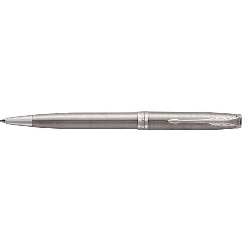 Parker, penna a sfera Sonnet in acciaio inox alluminio - personalizzabile con logo